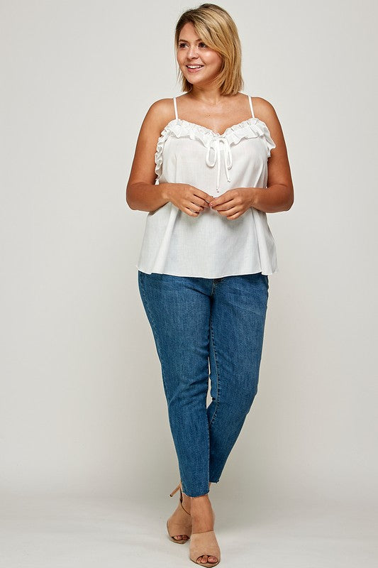 Ruffled Cami Top - Wäre Rare
