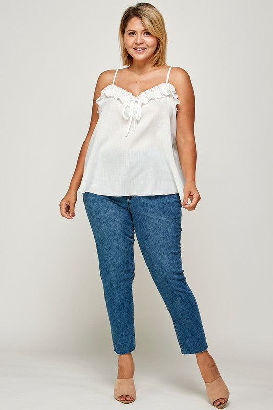 Ruffled Cami Top - Wäre Rare