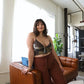 Plus Size Tie Dye Mesh Keyhole Front Brami Top Leto Accessories