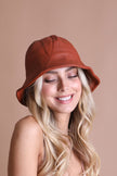 VEGAN LEATHER BUCKET HAT Leto Accessories