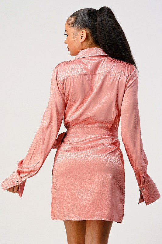 Leopard print wrap dress Wäre Rare