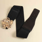 Flower Alloy Buckle Elastic Belt Wäre Rare Trend