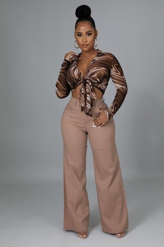 MAUVE WIDE LEG JEANS Wäre Rare Fashion