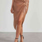 Twist Detail High Waist Skirt Wäre Rare Trend