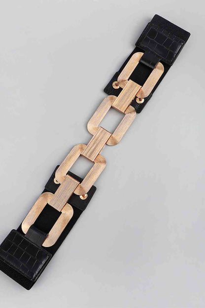 Fashion Geometric Elastic Belt