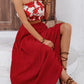 Floral Tube Top and Maxi Skirt Set Wäre Rare Trend