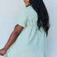 Ruffle Hem Dress with Drawstring Wäre Rare
