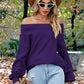Off-Shoulder  Dropped Shoulder  Sweater Wäre Rare Trend