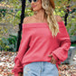 Off-Shoulder  Dropped Shoulder  Sweater Wäre Rare Trend