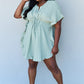 Ruffle Hem Dress with Drawstring Wäre Rare