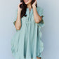 Ruffle Hem Dress with Drawstring Wäre Rare