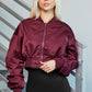Zip-Up Ruched Cropped Jacket Wäre Rare Trend