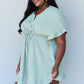Ruffle Hem Dress with Drawstring Wäre Rare