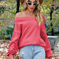Off-Shoulder  Dropped Shoulder  Sweater Wäre Rare Trend