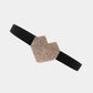 Rhinestone Heart Buckle Elastic Belt Wäre Rare Trend
