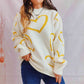 HEART PATTERN SWEATER Wäre Rare Trend