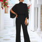 MOCK NECK SPLIT SLEEVE JUMPSUIT Wäre Rare Trend