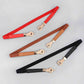 Zinc Alloy Buckle PU Leather Belt Wäre Rare Trend