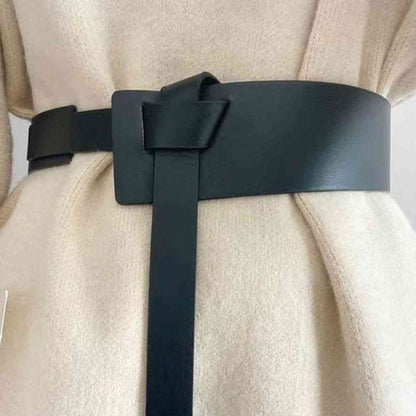 Knot Detail PU Belt