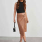 Twist Detail High Waist Skirt Wäre Rare Trend