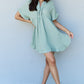 Ruffle Hem Dress with Drawstring Wäre Rare