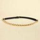 PU Leather Chain Belt Wäre Rare Trend
