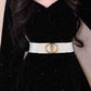 D Buckle Elastic Belt Wäre Rare Trend