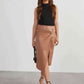 Twist Detail High Waist Skirt Wäre Rare Trend