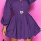 NOTCHED BALLOON DRESS Wäre Rare Trend