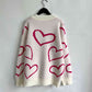 HEART PATTERN SWEATER Wäre Rare Trend