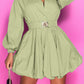 NOTCHED BALLOON DRESS Wäre Rare Trend