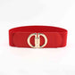 D Buckle Elastic Belt Wäre Rare Trend