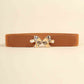 Alloy Buckle Elastic Belt Wäre Rare Trend