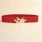 Alloy Buckle Elastic Belt Wäre Rare Trend