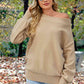 Off-Shoulder  Dropped Shoulder  Sweater Wäre Rare Trend