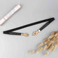 Zinc Alloy Buckle PU Leather Belt Wäre Rare Trend