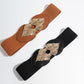 Alloy Leaf Buckle Elastic Belt Wäre Rare Trend