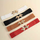 Alloy Buckle Elastic Belt Wäre Rare Trend