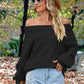 Off-Shoulder  Dropped Shoulder  Sweater Wäre Rare Trend