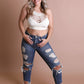 Plus Size Crochet Lace High Neck Bralette Leto Accessories