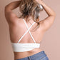 Plus Size Crochet Lace High Neck Bralette Leto Accessories