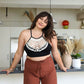 Plus Size Crochet Lace High Neck Bralette Leto Accessories