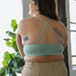 Plus Size Crochet Lace High Neck Bralette Leto Accessories