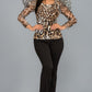 Animal Print Puff Sleeve Top - Wäre Rare