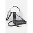 Faux Leather Transparent Crossbody Bag - Wäre Rare