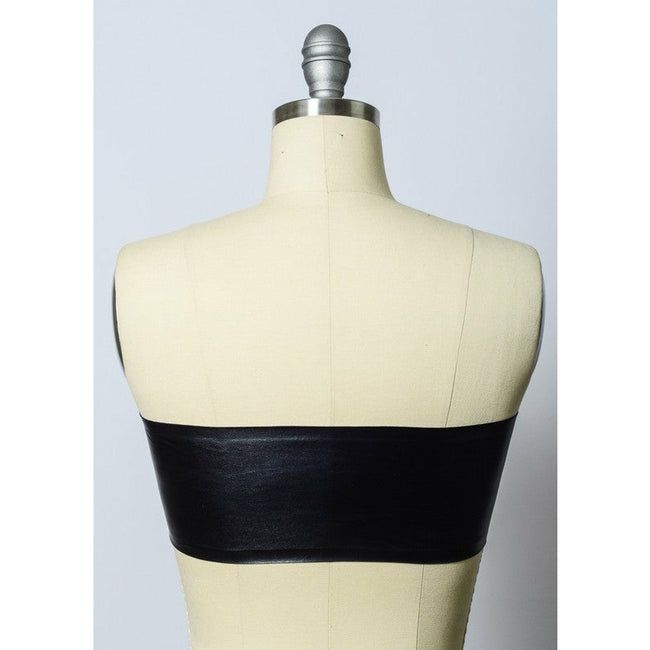 Faux Leather Bandeau - Wäre Rare