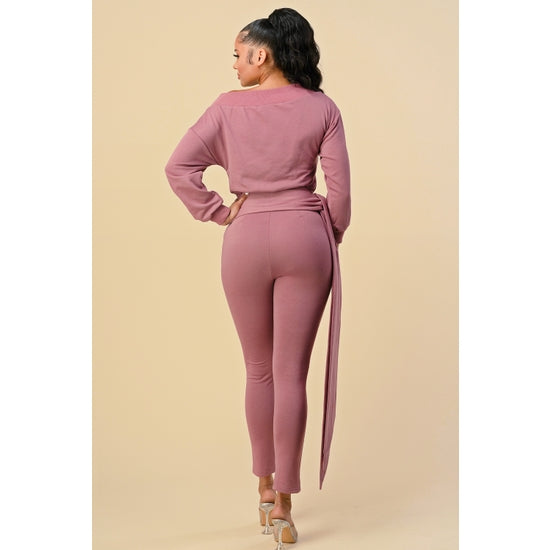 French Terry One Shoulder Set - Wäre Rare