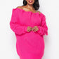 Offshoulder Knit Long Sweater - Wäre Rare