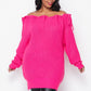 Offshoulder Knit Long Sweater - Wäre Rare