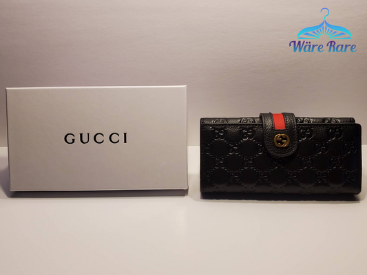 BLACKRED GUCCI DESIGN WALLET Wäre Rare